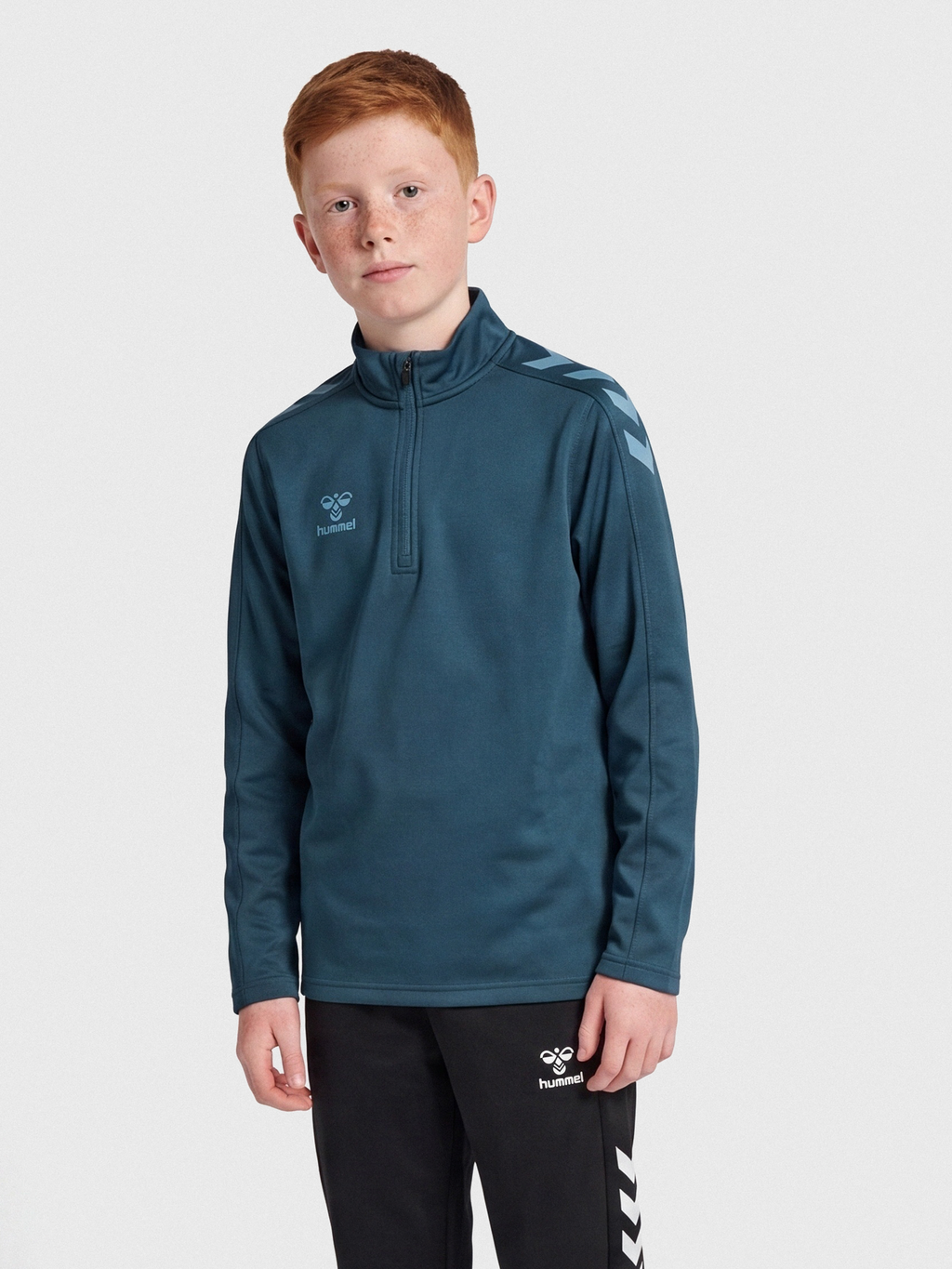 hmlCORE XK HALF ZIP POLY SWEAT KIDS