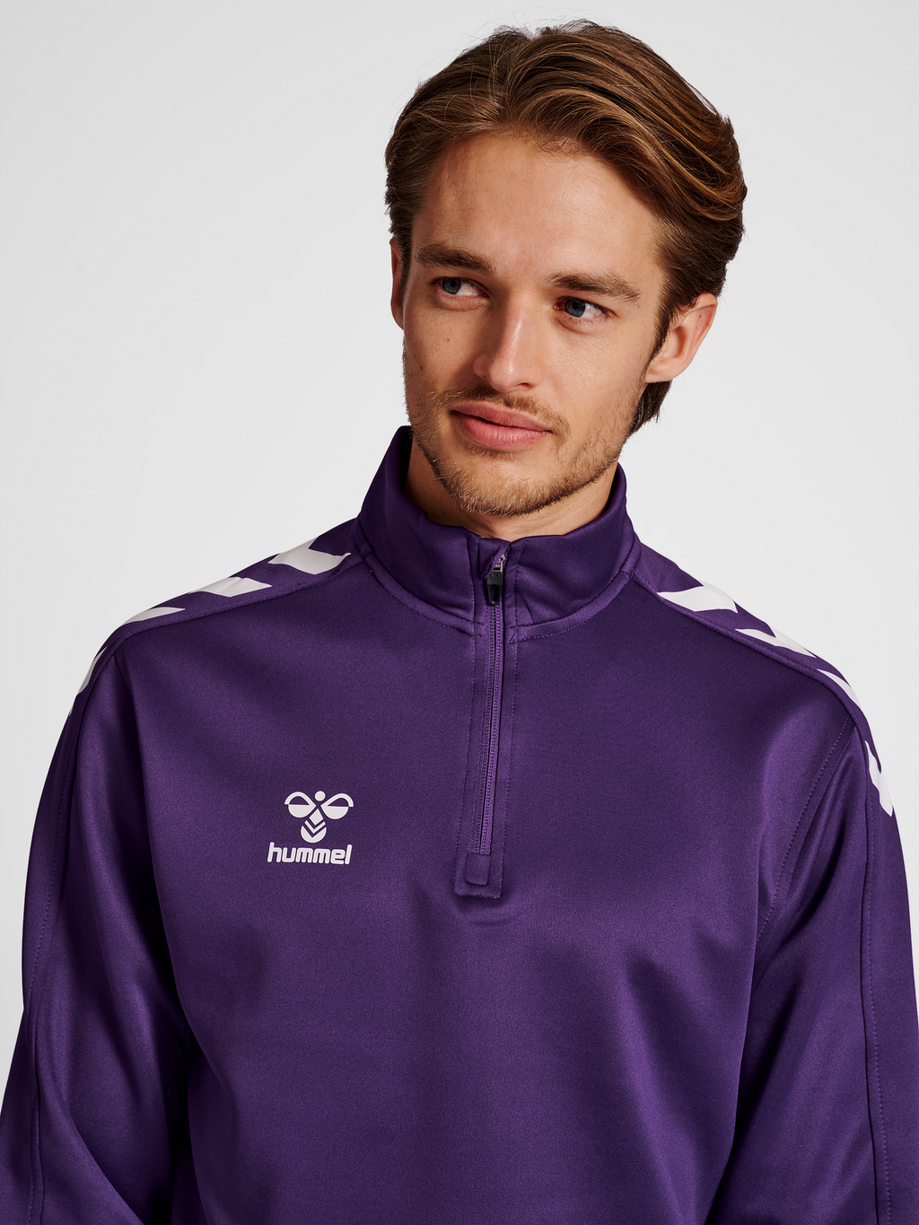 hmlCORE XK HALF ZIP POLY SWEAT