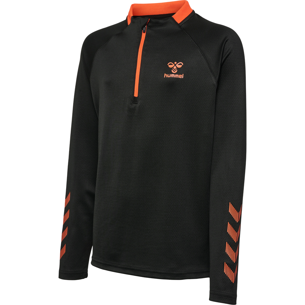 hmlGG12 ACTION HALF ZIP SWEAT KIDS