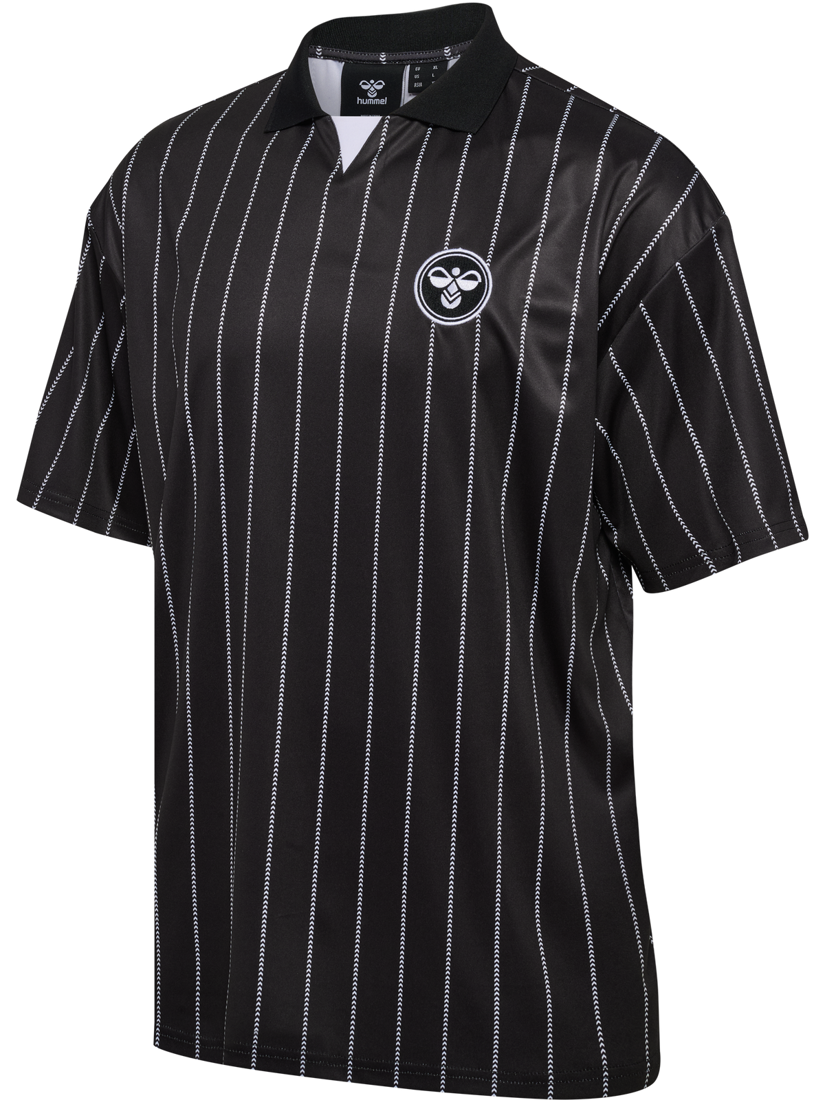 Chevron Pinstripe Polo Shirt