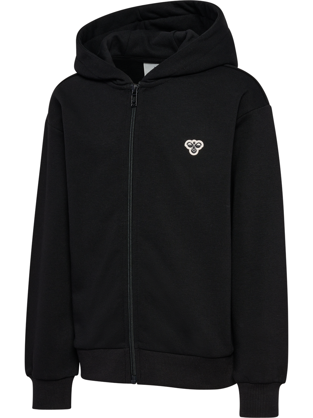 hmlJR LOOSE ZIP HOODIE BEE