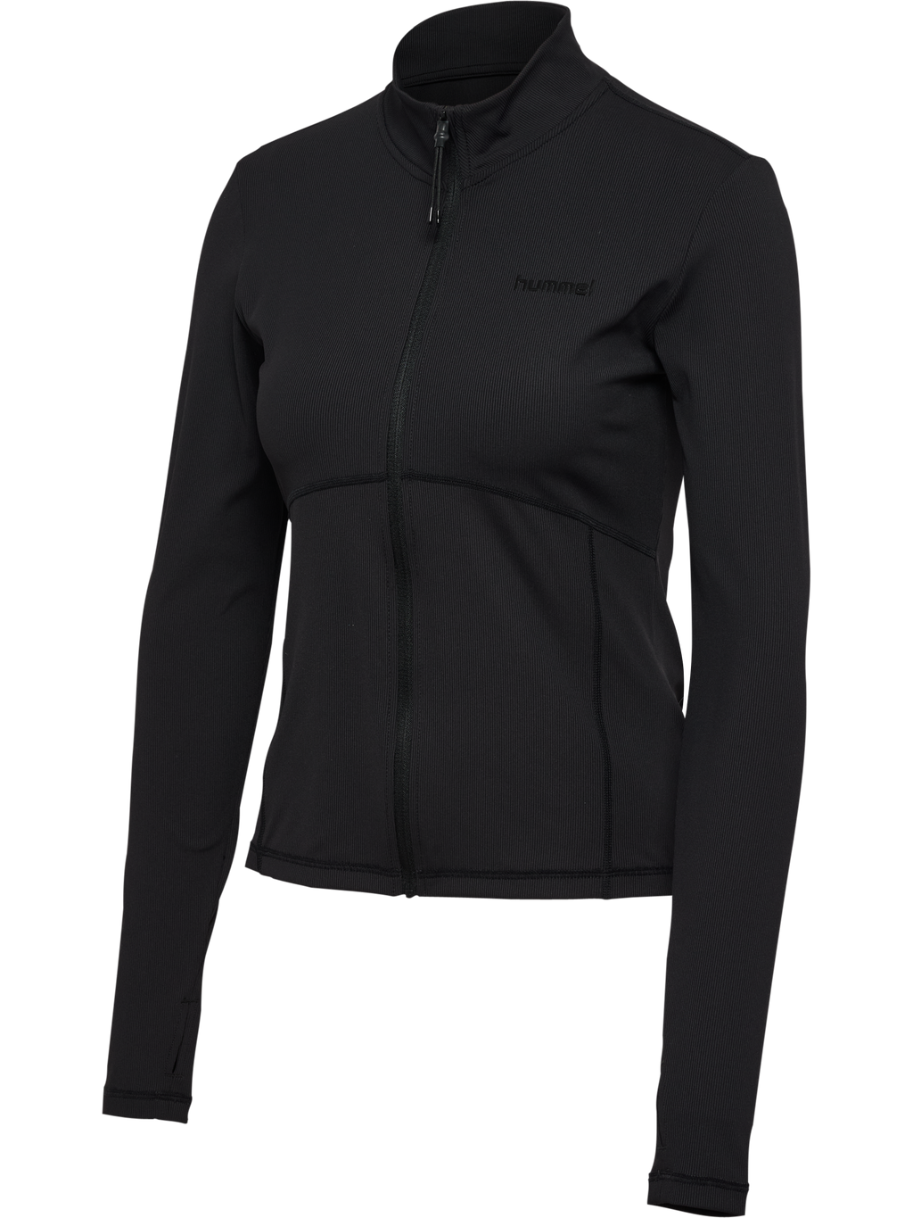 hmlPRIMA W RIB ZIP BLOUSE