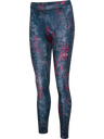 BLACK PRINTED WARM TIGHTS