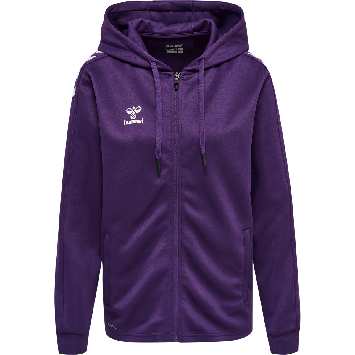 hmlCORE XK POLY ZIP HOOD SWEAT WOMA