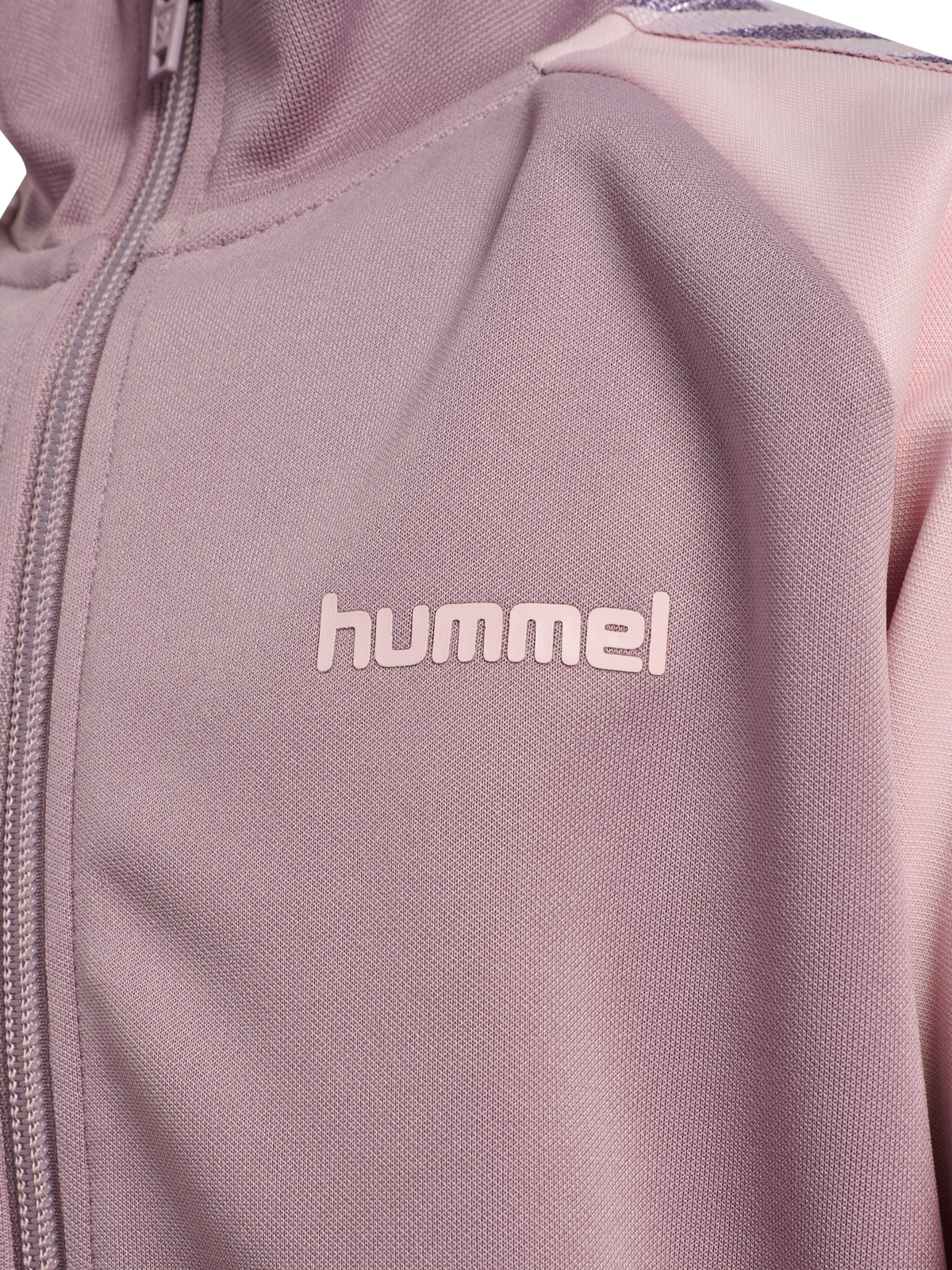 hmlJR REG POLY TAPE ZIP JACKET