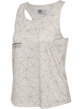 hmlCOURT AOP LIGHT WEIGHT TANKTOP W LIGHT GREY