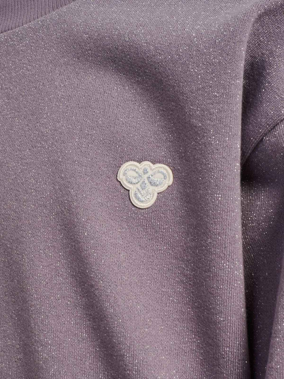 hmlJR LOOSE GLITTER CREWNECK BEE