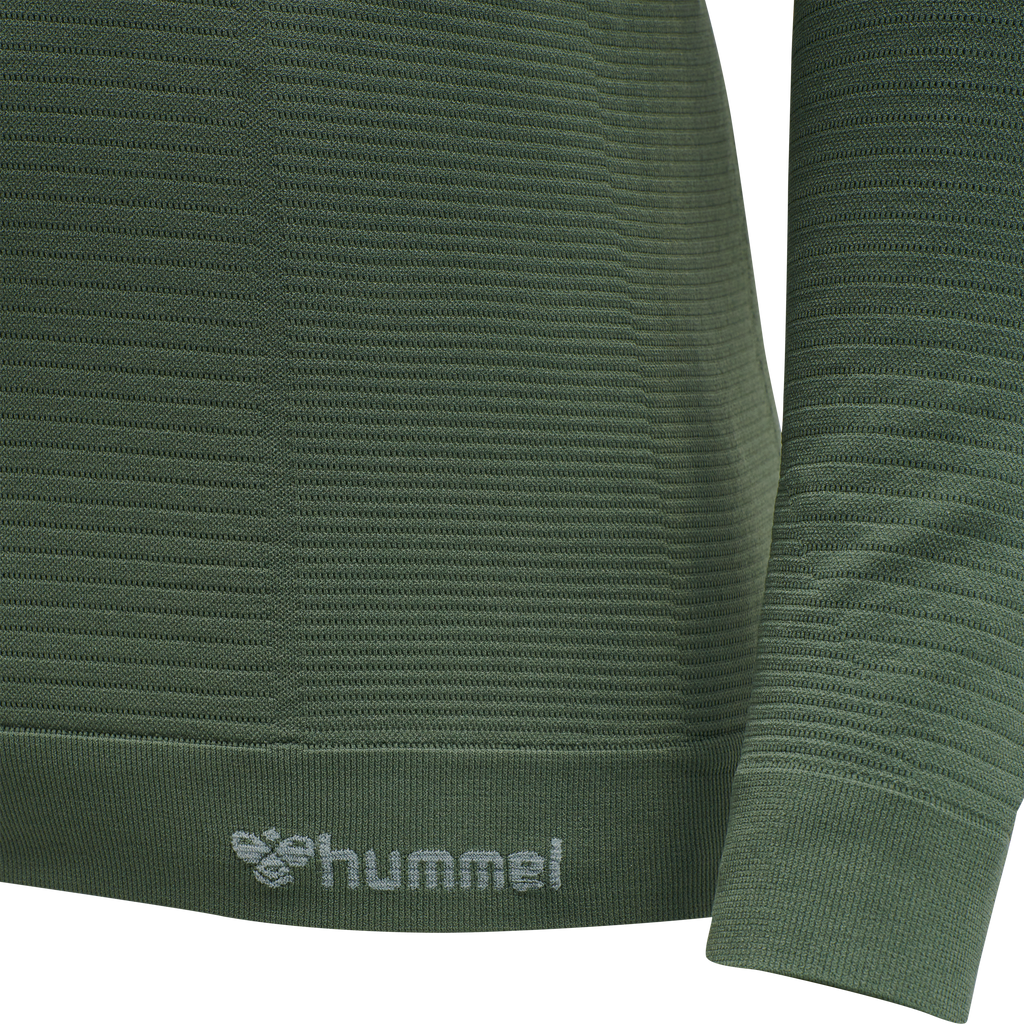 hmlSTROKE SEAMLESS HALF ZIP