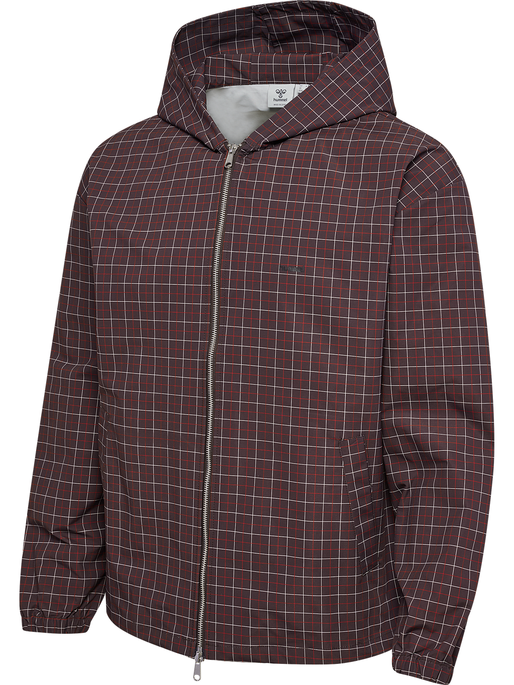 hmlI-D CHECK ZIP HOODIE