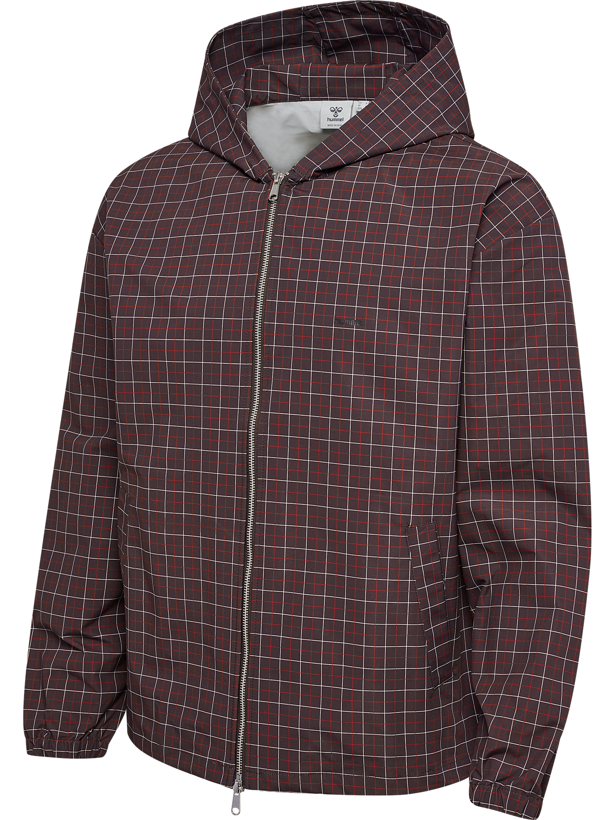 hmlI-D CHECK ZIP HOODIE