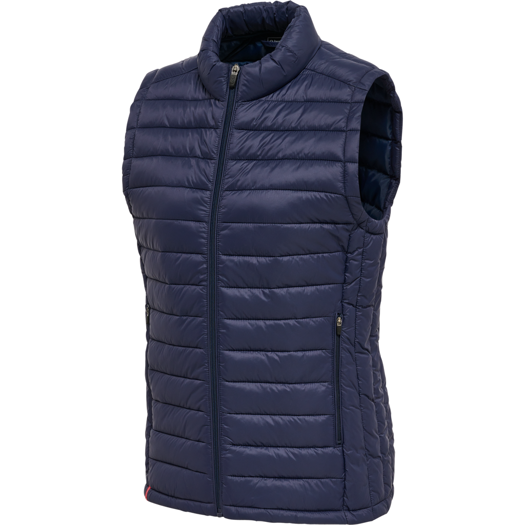 hmlRED QUILTED WAISTCOAT WOMAN
